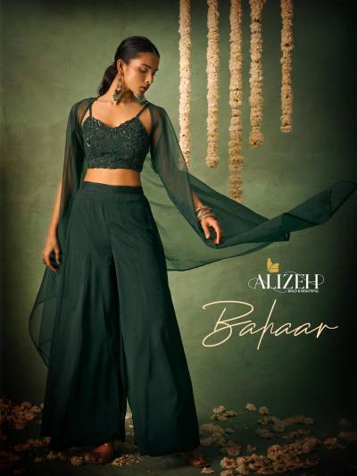 ALIZEH BAHAAR 5014 & 5015 DESIGNER WESTERN WEAR WHOLESALER IN INDIA